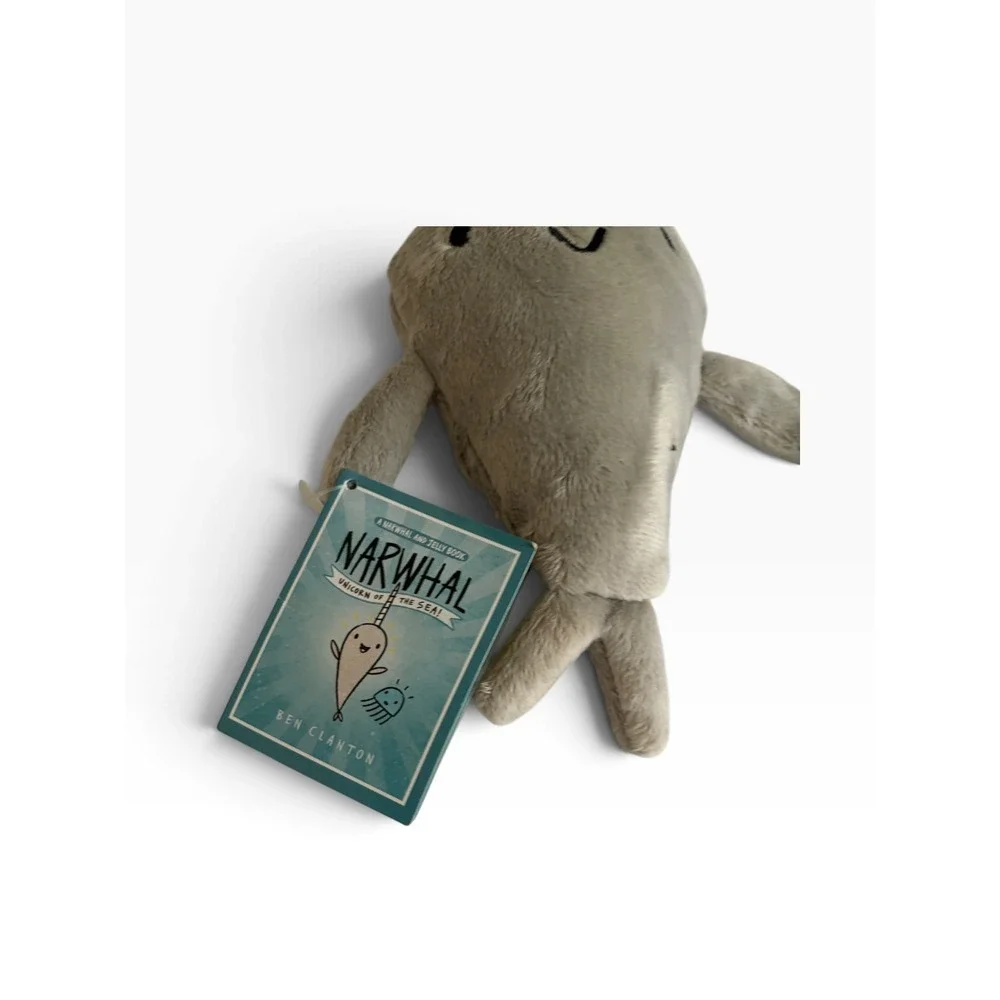 Narwhal and Jelly Plush Set Ben Clanton Tentacles Soft Toy Stuffed Animal